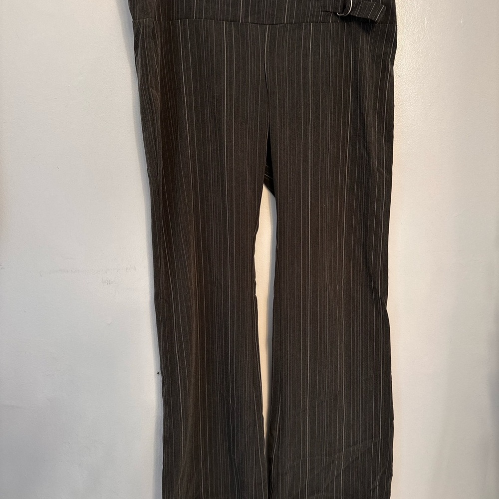 Grey Pinstripe Trousers